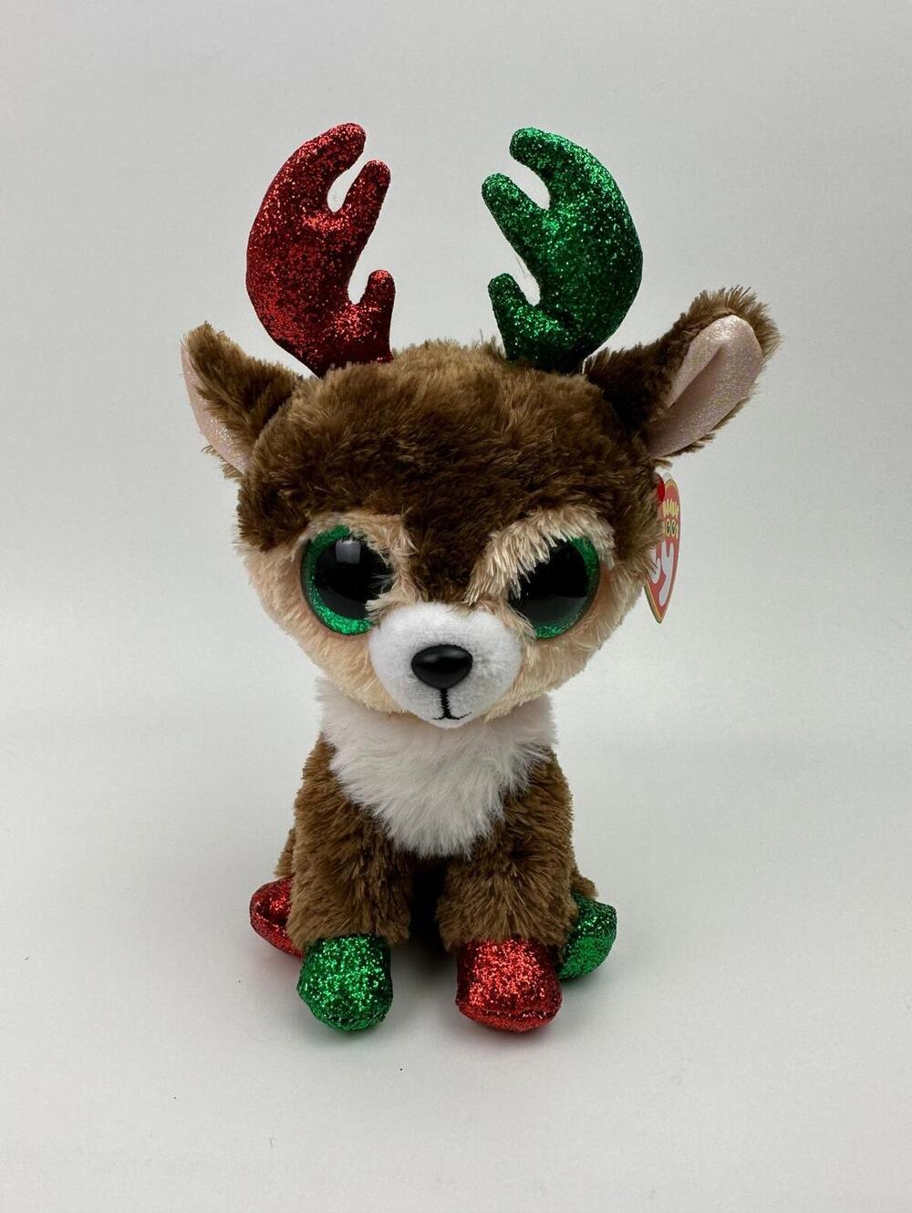 TY Beanie Boo “Kinley” the Holiday Reindeer (6 inch)